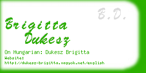 brigitta dukesz business card